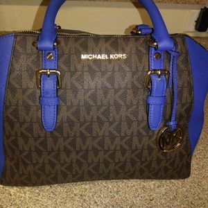 Authentic Michael Kors Colbalt Blue bag